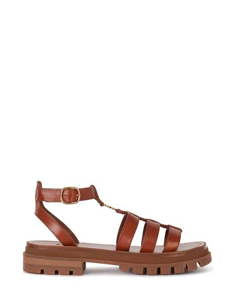 celine gladiator sandals|Celine triomphe sandals women.